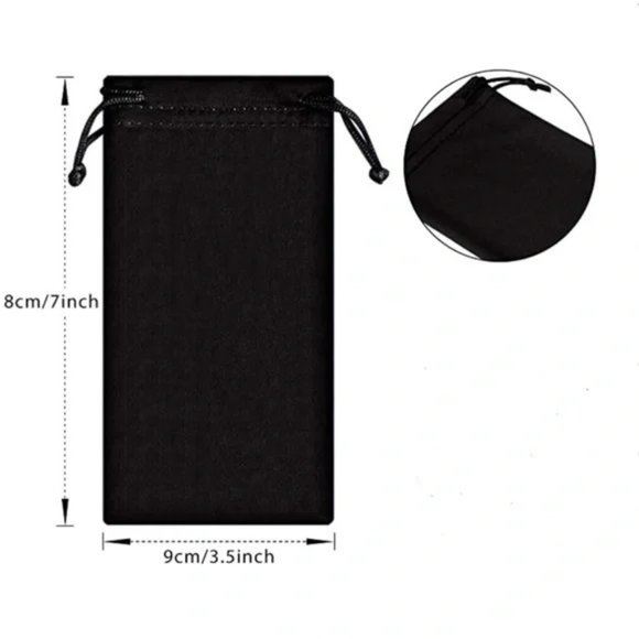 New Black Wavy Round Sunglasses - Picture 7 of 12